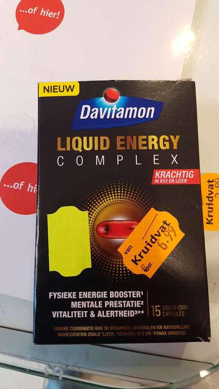 Davitamon Liquid Energy Complex 75% korting + 1+1 gratis @Kruidvat Capelle aan den IJssel
