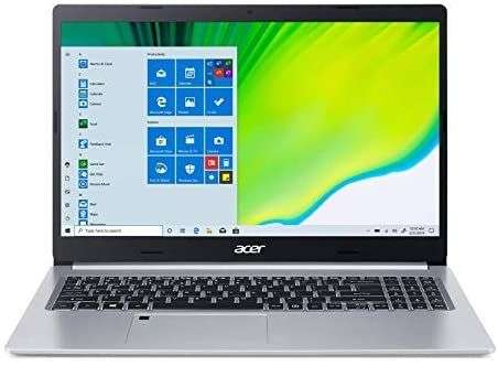Acer Aspire 5, Laptop van 15.6" Full-HD TN (Intel Core i5-1035G1, 16GB, 512GB SSD, NVIDIA MX350, Windows 10 Home), Pure Silver