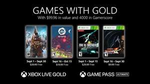 Xbox Games with Gold September 2021