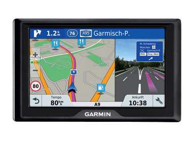 Garmin Drive 5 MT-S EU autonavigatie, gratis kaartupdates and verkeer informatie.