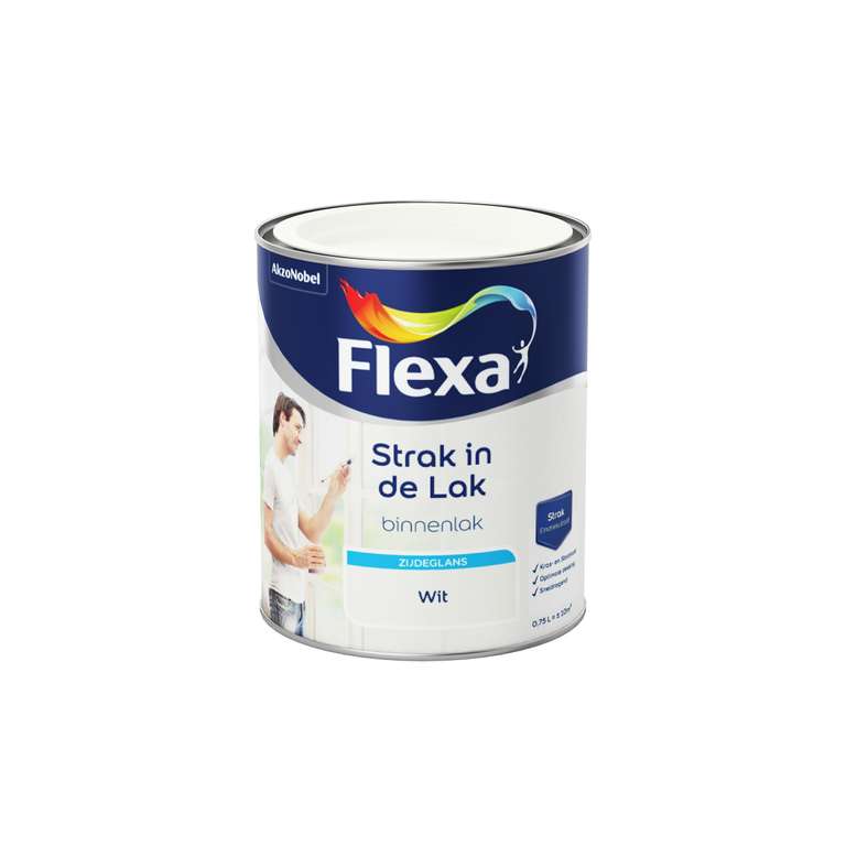 Flexa strak in de lak 1+1 gratis, 40% korting op Flexa creations