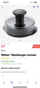Weber Hamburgervormer