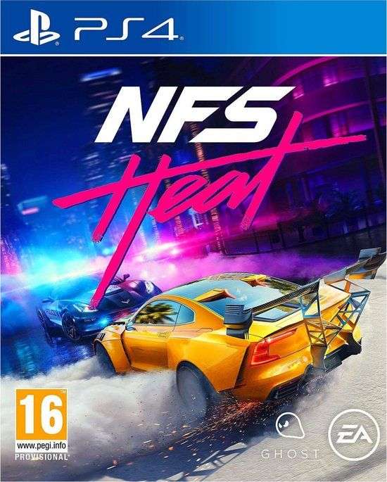 Need for Speed Heat PlayStation 4 in combinatie met PSPlus abonnement