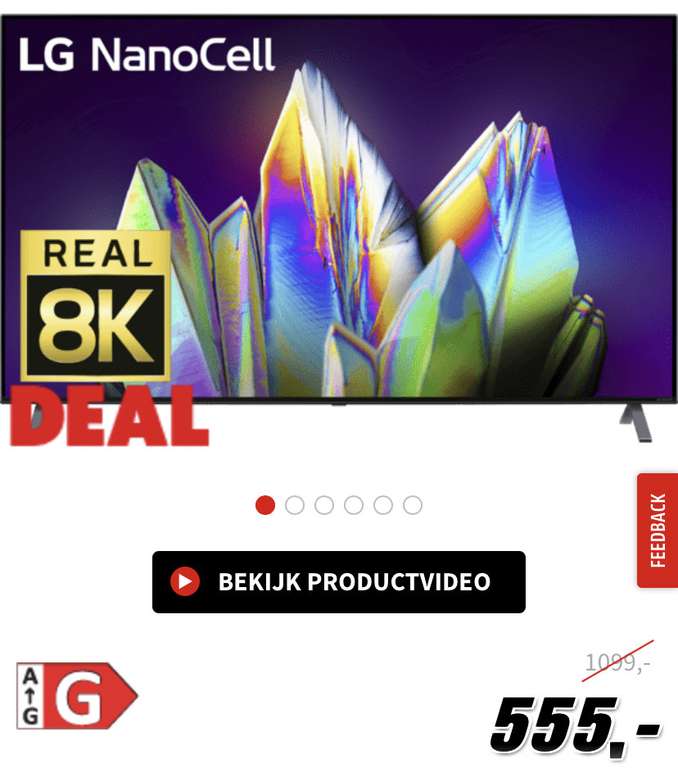 LG 55” 8k NanoCell tv