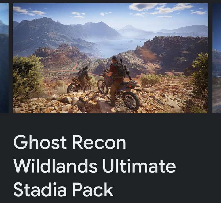 Gratis Ghost Recon Wildlands Ultimate Stadia Pack (Season Pass, Year 2 Pass en Deluxe Pack)
