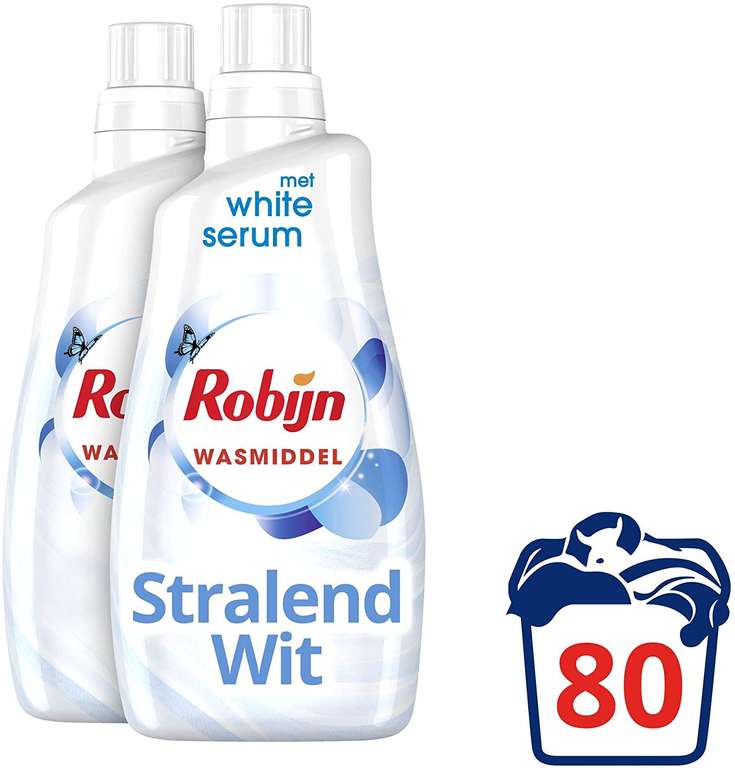 Robijn White 2x40 wasjes (2.8 liter)