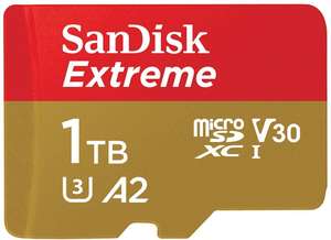 (laagste prijs ooit) Sandisk Extreme 1TB Micro SDXC (UHS-3) @Amazon