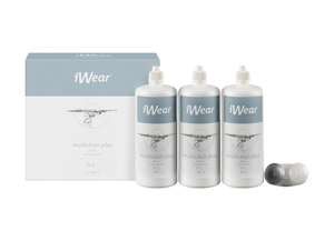 iWear® Multiclean Plus lenzenvloeistof 3x 380ml flacons (Pearle) @ Apollo DE [Grensdeal]