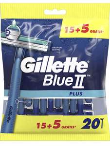 15+5 Gillette Wegwerpmesjes Blue II Plus