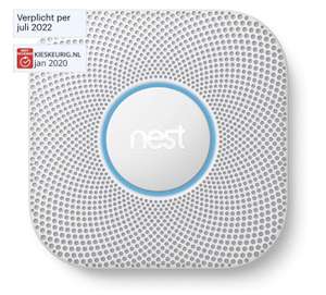 Nest Protect V2 Battery koolmonoxide- en rookmelder