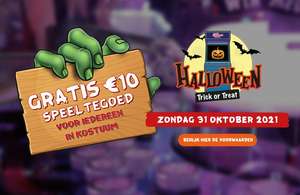 Sir Winston Halloween actie: krijg €10 speeltegoed als je verkleed komt (31 oktober)