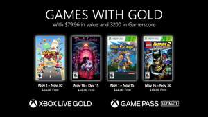 XBOX Games with Gold November 2021