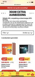 [Persoonlijke aanbieding] Gillette Fusion 20 pack / Gillette Mach3 25 pack - 60% korting
