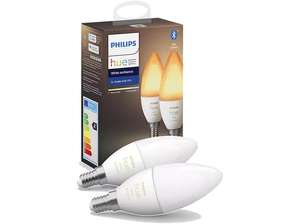 PHILIPS HUE Philips Hue kaarslamp - warm tot koelwit licht - 2-pack