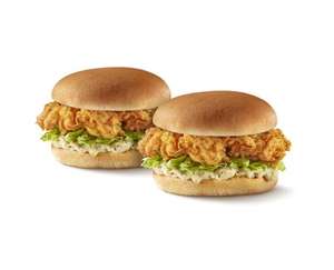 2x Double Crunch Burger @KFC