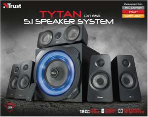 Trust 5.1 pc speakerset: Trust GXT 658 TYTAN 5.1