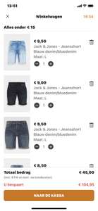 Korte broeken Jack en Jones vanaf €8,50 @ Zalando Lounge
