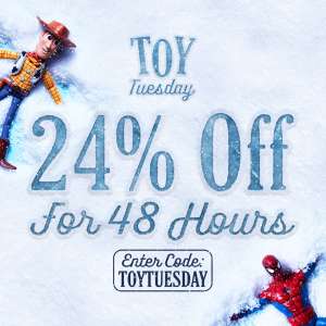 24% extra korting op geselecteerde knuffels, speelgoed en kostuums @ shopDisney