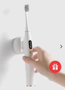 Oclean x smart sonic tandenborstel met touchscreen+4 opzetborstels