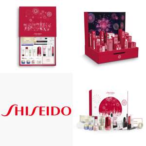 Shiseido Vital Perfection adventskalender + gratis Shiseido travelspray + 2  cadeaus + wenskaart