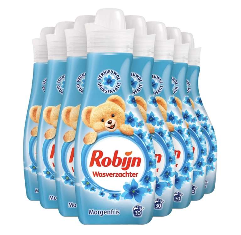 Robijn Morgenfris Wasverzachter - 8 x 750 ml - Voordeelverpakking