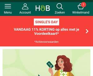Holland & barret 11% (extra) korting voordeelkaart