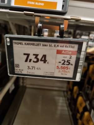 Tripel karmeliet grensdeal 0.92€ per flesje excl statiegeld