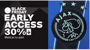 Early Black Friday: 30% korting op geselecteerde items @ Ajax.nl