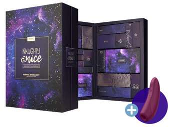 The Naughty Nice Advent Calendar 2021 (Purple Star Light Edition) + Satisfyer Curvy