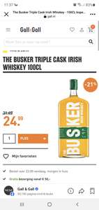 The Busker whiskey in de aanbieding @ Gall & Gall