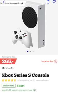 Xbox Series S Console €265,- @ Bol.com