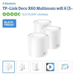 TP-Link Deco X60 Multiroom wifi 6 (3-pack)