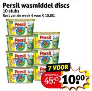 Persil wasmiddel discs 7x 10 voor €10