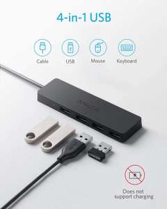 Anker Ultra Slim 4-poorts USB 3.0 voor €12,74 @ Amazon NL