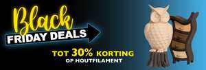 Hout filament black friday actie