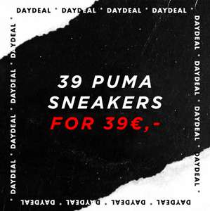 Puma Sneakers €39,- BLACK FRIDAY DAY DEAL!