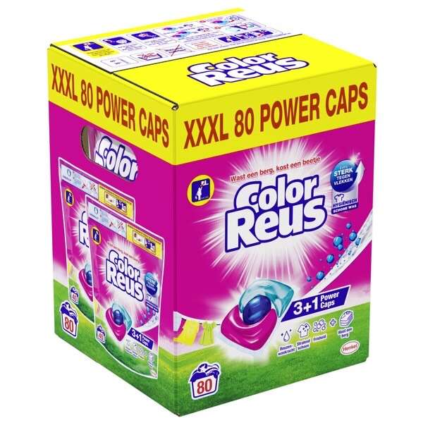 80 stuks color reus power caps, (12 cent ps)