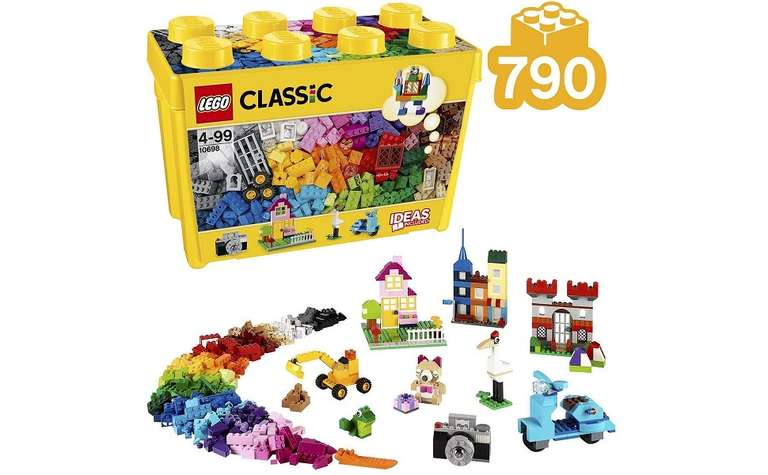 LEGO Classic - Creatieve grote opbergdoos bouwset 790 stuks -(10698)