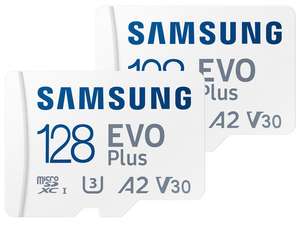 2x Samsung EVO Plus microSD-kaart 128GB voor €26,95 @ iBOOD