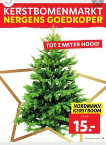 Nordmann kerstboom €15 @ Lidl