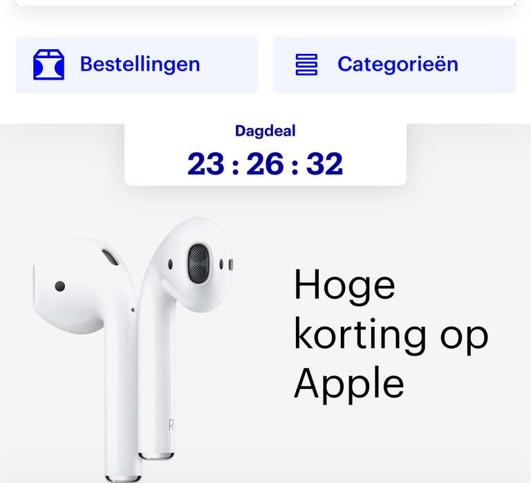 Dagdeal bol.com: Hoge korting op Apple producten