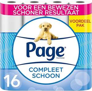 Page wc papier - Compleet Schoon toiletpapier - 16 Rollen - Voordeelverpakking @ Amazon.nl