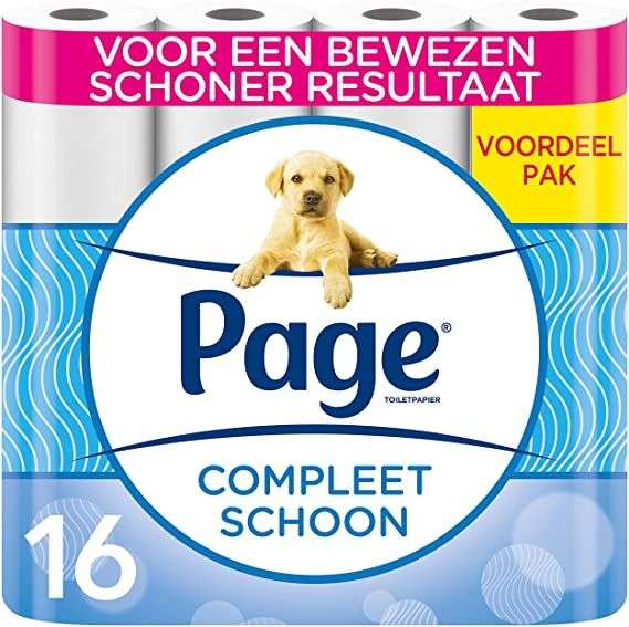 Page wc papier - Compleet Schoon toiletpapier - 16 Rollen - Voordeelverpakking @ Amazon.nl