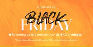 Olievoordeelshop.nl Black Friday 15% korting op alle artikelen van 5 liter/kg of minder. Motorolie, Versnellingsbakolie, koelvloeistof.