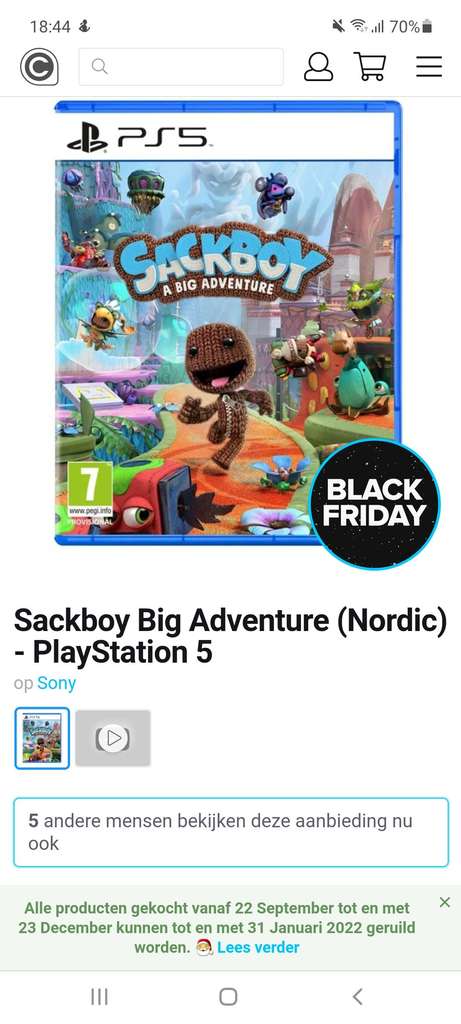 Sackboy Big Adventure (Nordic) - PlayStation 5