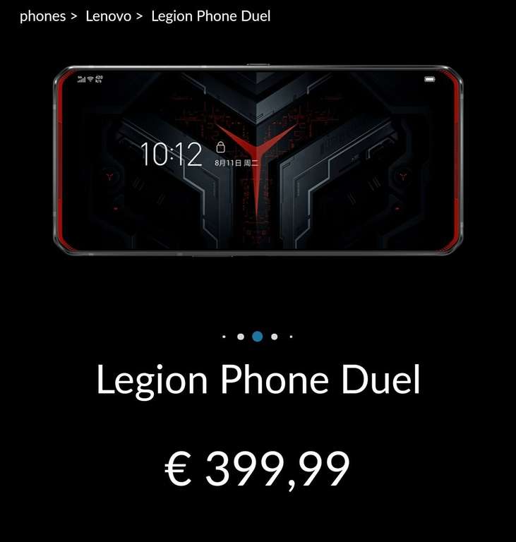 Lenovo Legion Phone Duel 512 GB @ Amazon.es