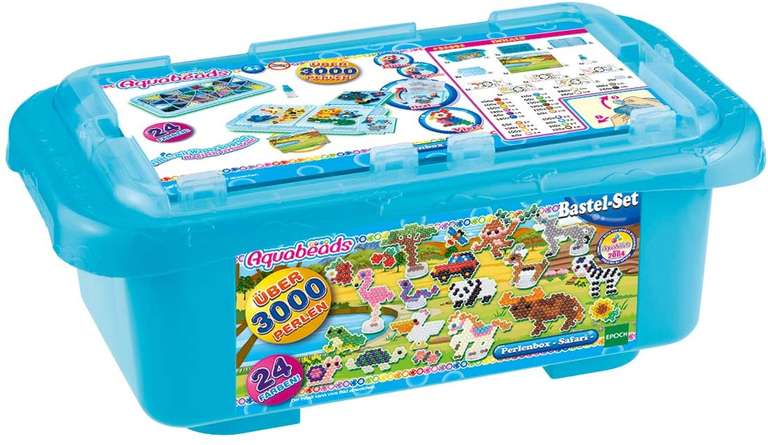 Aquabeads - 31591 - 31591 de Box of Fun - Safari - Colorful