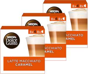 Nescafé Dolce Gusto Capsules Caramel Macchiato - 48 Pieces (3 x 16 Capsules)
