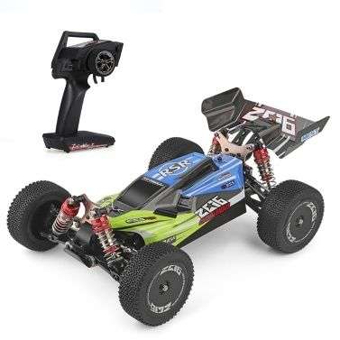 Wltoys 144001 1/14 2.4G 4WD High Speed Racing RC Auto. Tot 60 km per uur