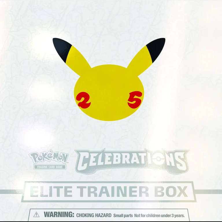 Pokemon celebrations trainer box